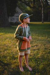 Kids Bamboo Hooded Zip Jacket