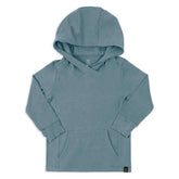 Blue hoodie on a white background