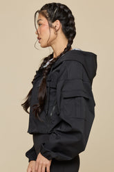 Packable Windbreaker - Black