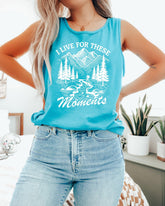 I Live for These Moments Mountain Tank Top
