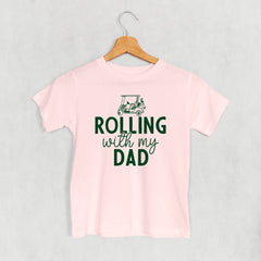 Rolling With My Dad Kids Shirt