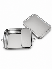 100% Stainless Steel Snack Box with Inner Snack Container
