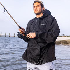 Waterproof Rain Jacket With A Waterproof Pocket