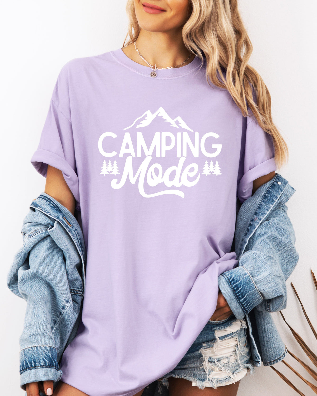 Camping Mode Nature Garment Dyed T-Shirt