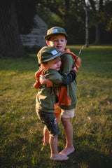 Kids Bamboo Hooded Zip Jacket