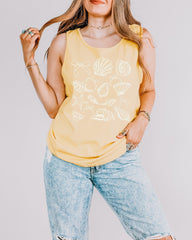 Seashell Lake Beach Comfort Colors Tank Top
